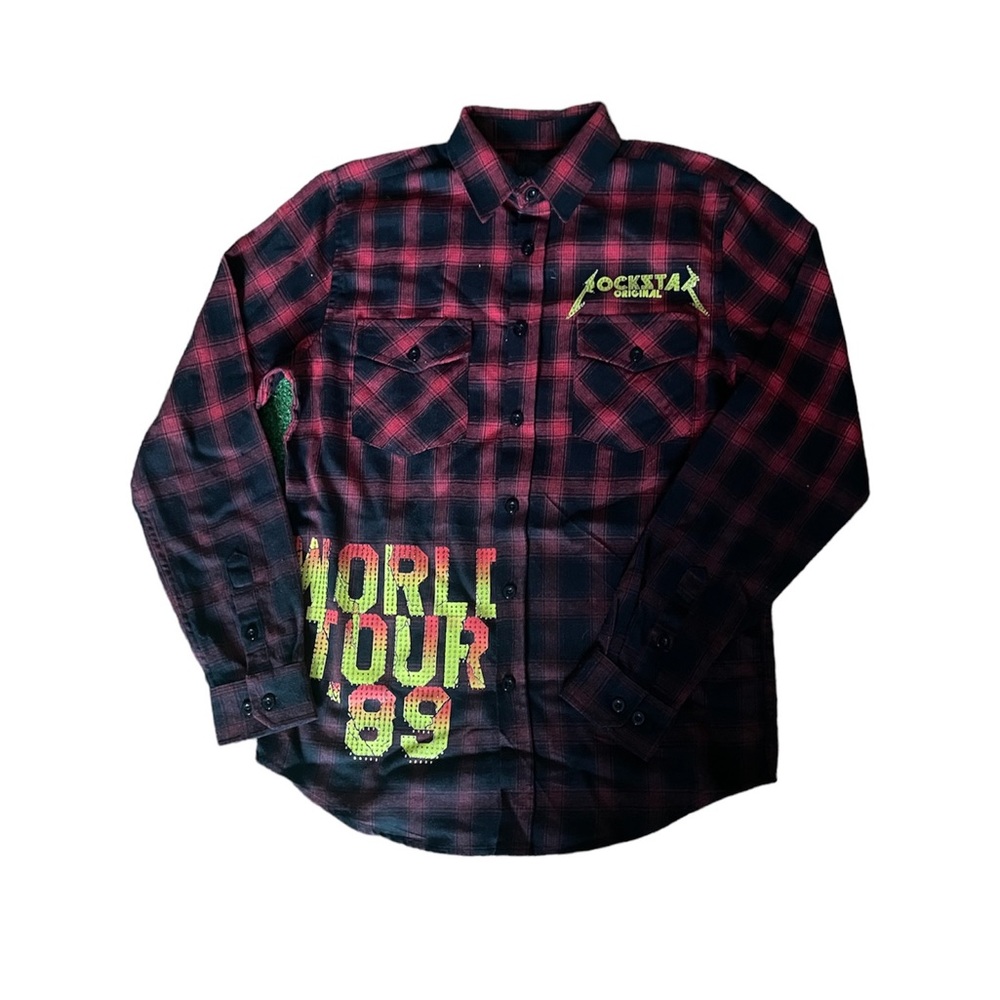 rockstar original “world tour 89” flannel (S)